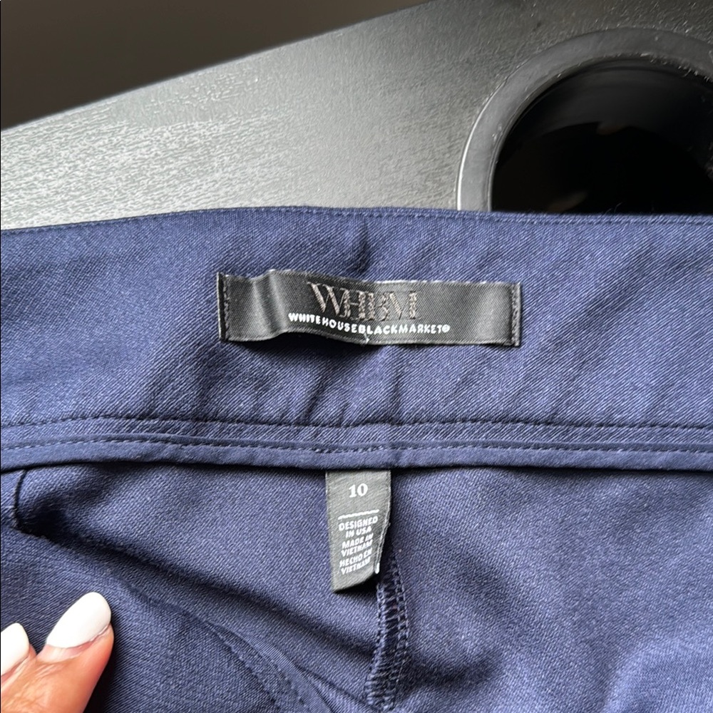 White House Black Market Dark Blue Trousers